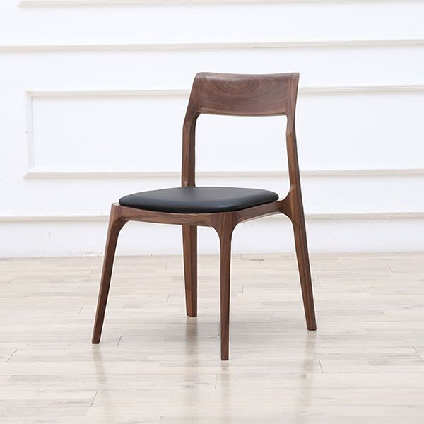 Contemporary 1/2/5/6 Pieces Furniture Round Solid Wood Dining Set in Brown