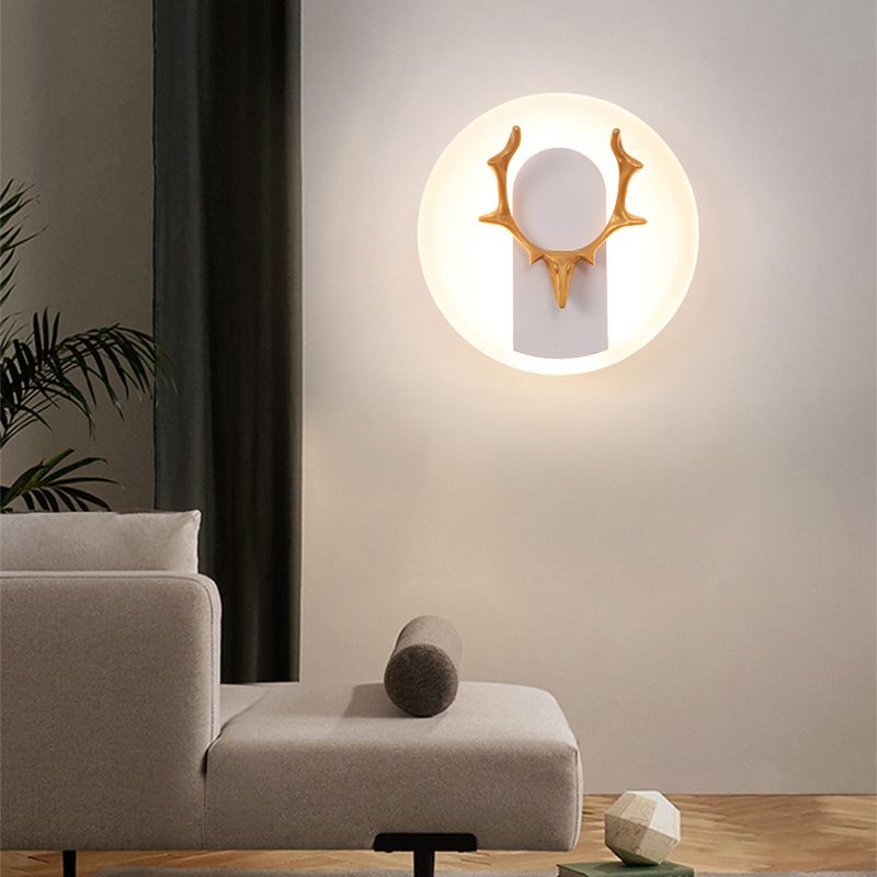 1 Light Unique Shape Wall Mounted Light Modern Sconce Light Fixture