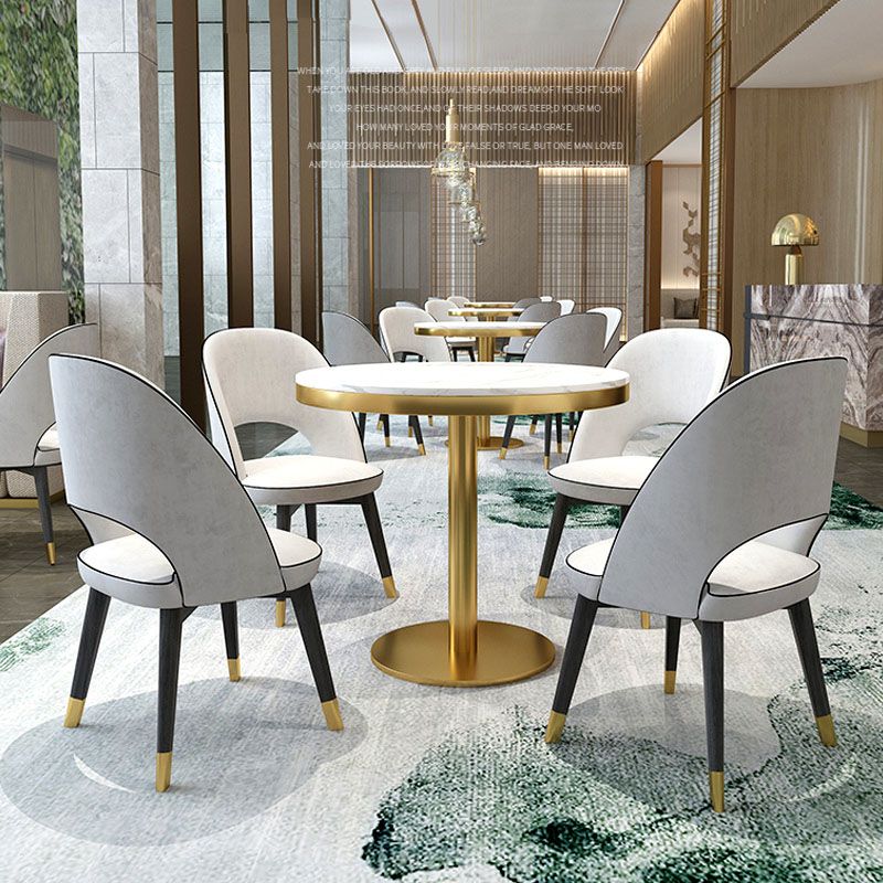 1/2/5 Pieces Glam Dining Room Set Sintered Stone Table Dining Set