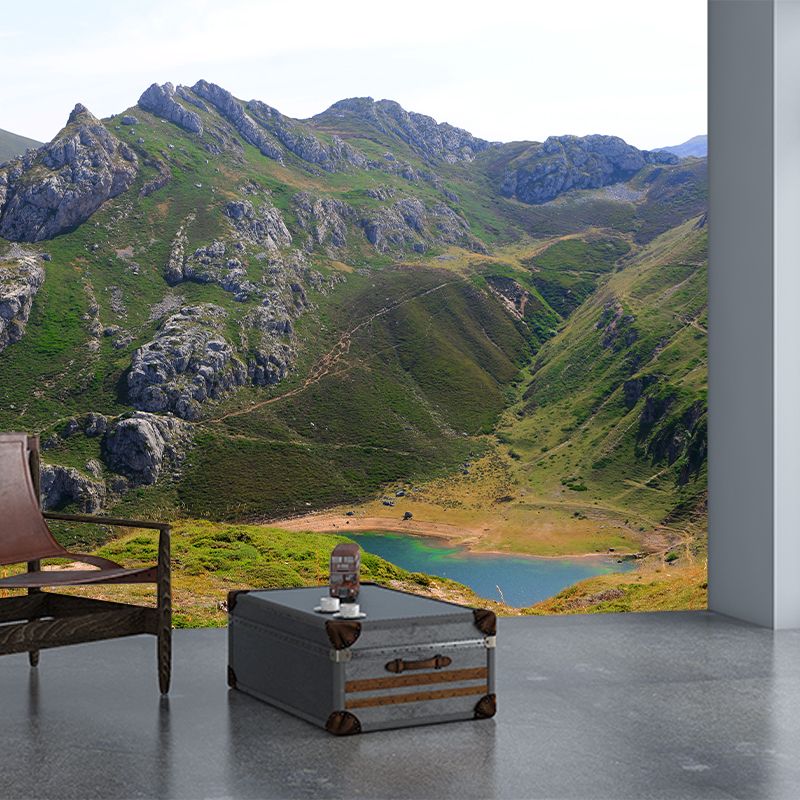 Mountain Wall Murals Contemporary Photography Style Wall Art for Bedroom