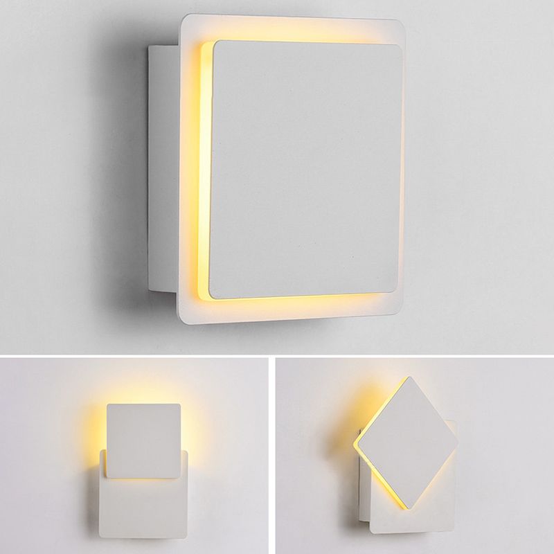 Minimalist LED Wall Mount Light Angle Adjustable Aluminium Wall Light for Bedroom