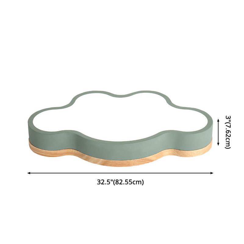 Cloud Flush Mount Lights Modernist Acrylic Ceiling Mount Light Fixture for Bedroom
