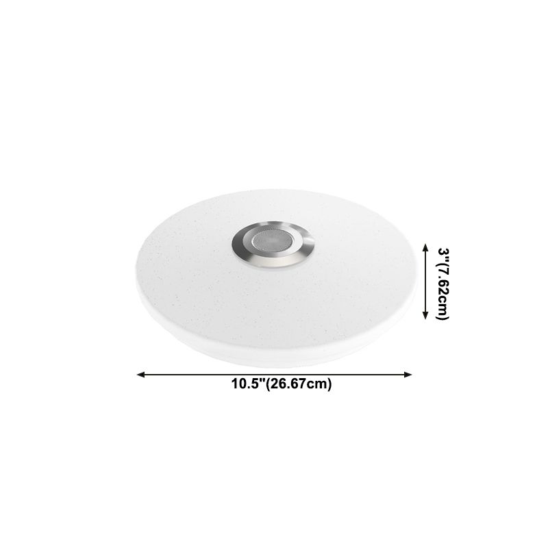 Lampada da soffitto moderna semplice e intelligente, forma rotonda in acrilico per soggiorno
