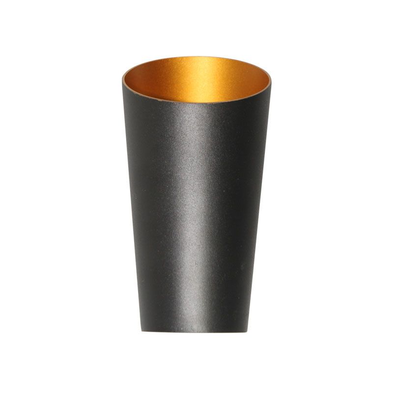 LED Bedside Sconce Light Fixture Modernism Black/White Finish Wall Lamp with Cylinder Aluminum Shade