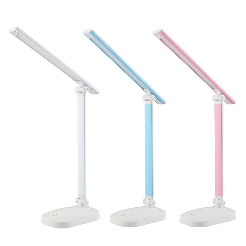 Foldable USB Table Lamp Modern Plastic Kids Bedroom LED Reading Book Light