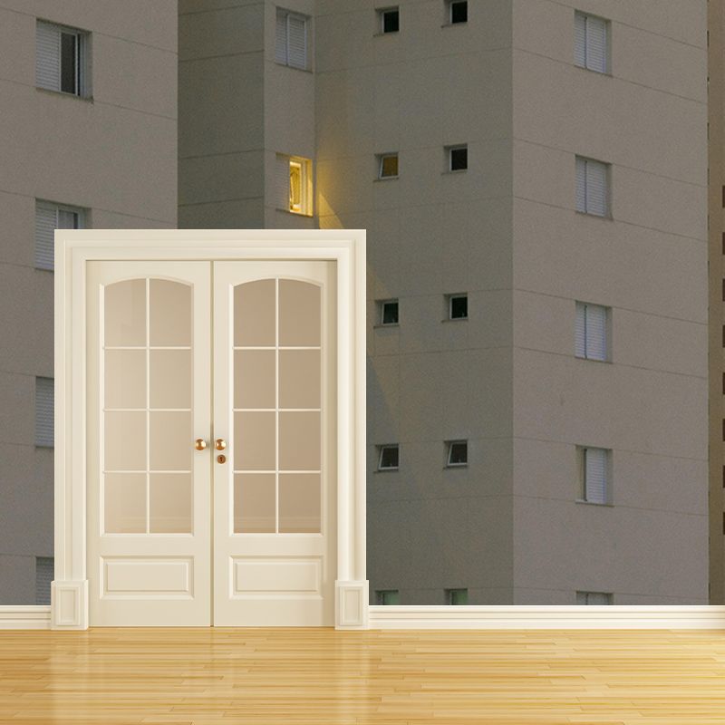 Living Room Contemporary Style Building Mural Horizontal Photography Wall Mural