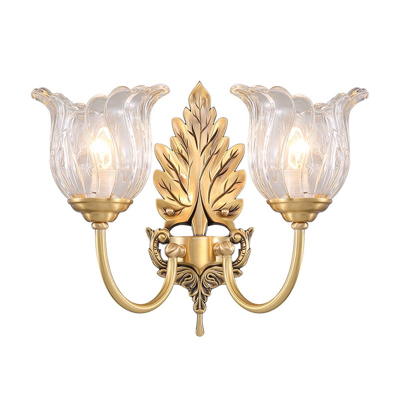 Traditionele stijl gewapende wand gemonteerd licht metalen ijdelheid wandlampen voor badkamer