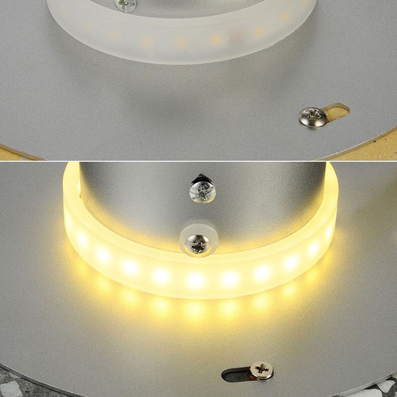 Stone Circle Sconce Light Fixture Nordic Style LED Wall Mount Light Fixture