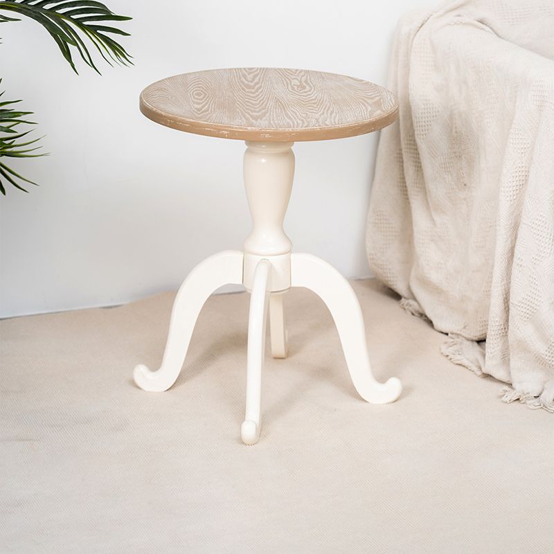 French Country Wooden Cocktail Table Distressed Coffee Table for Home