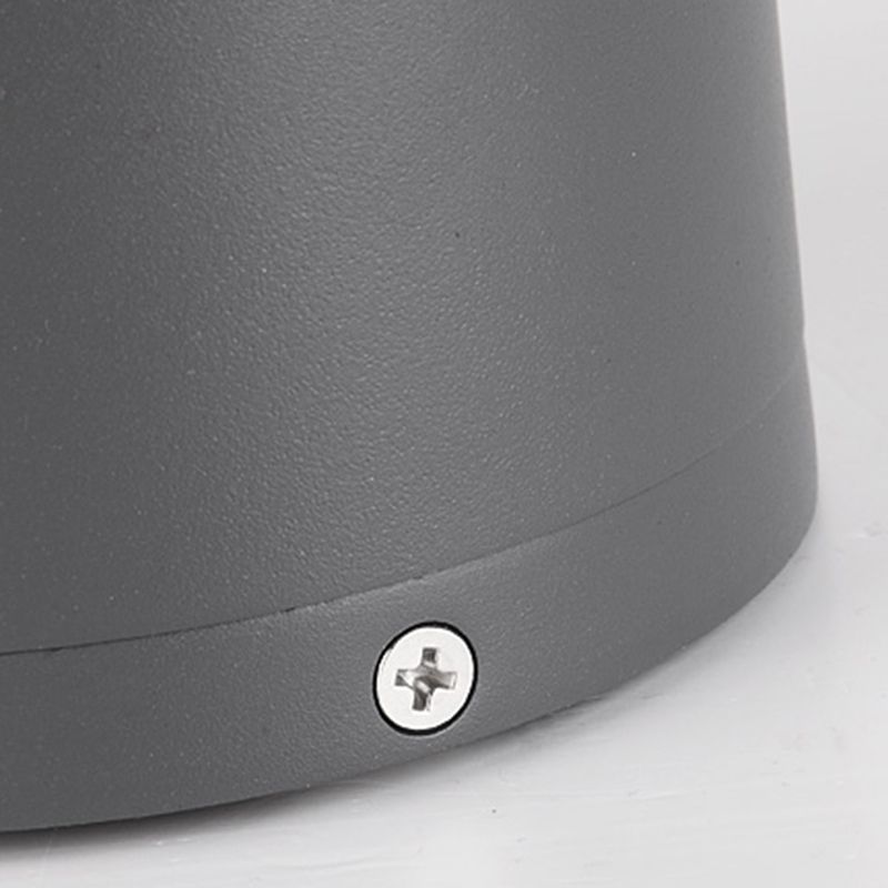 1-Licht-Unterputzleuchte, traditionelle zylindrische Deckenleuchte