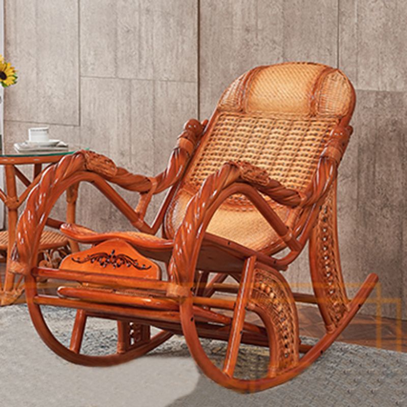 Traditional Wicker Rocking Chair Rocker Chair for Living Room