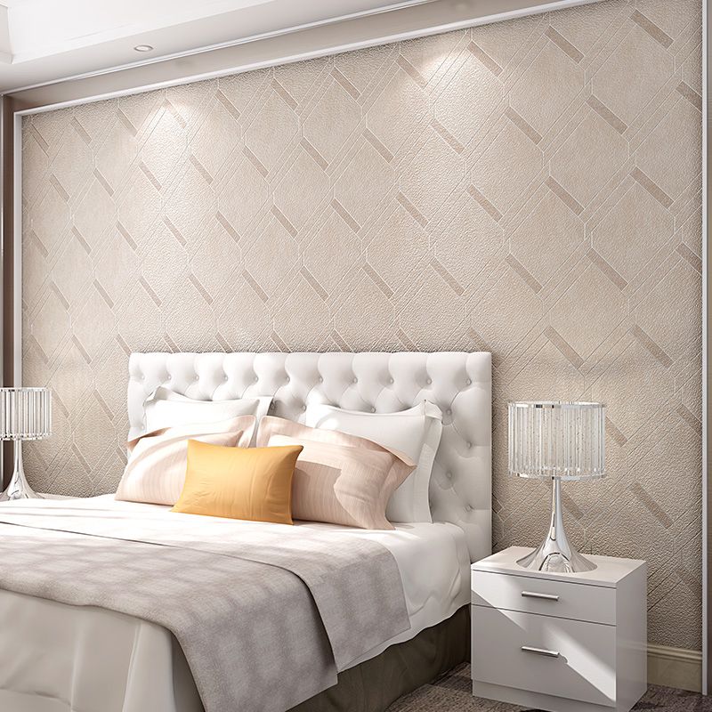 Matrix 57.1-sq ft Wallpaper Roll Pastel Color Textured Moisture Resistant Wall Art for Bedroom
