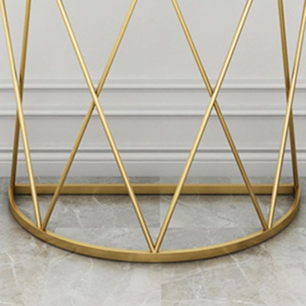 Glam Marble Console Table Stain Resistant Console Sofa Table for Hall