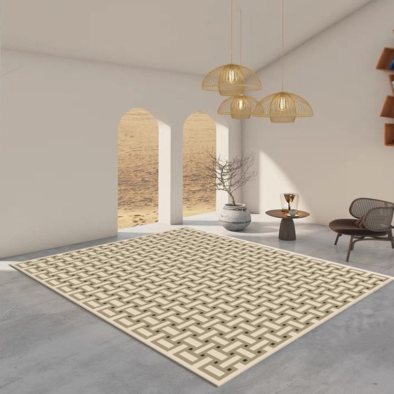 Modern Harlequin Pattern Carpet Polyester Rug Stain Resistant Area Carpet for Home Decoration