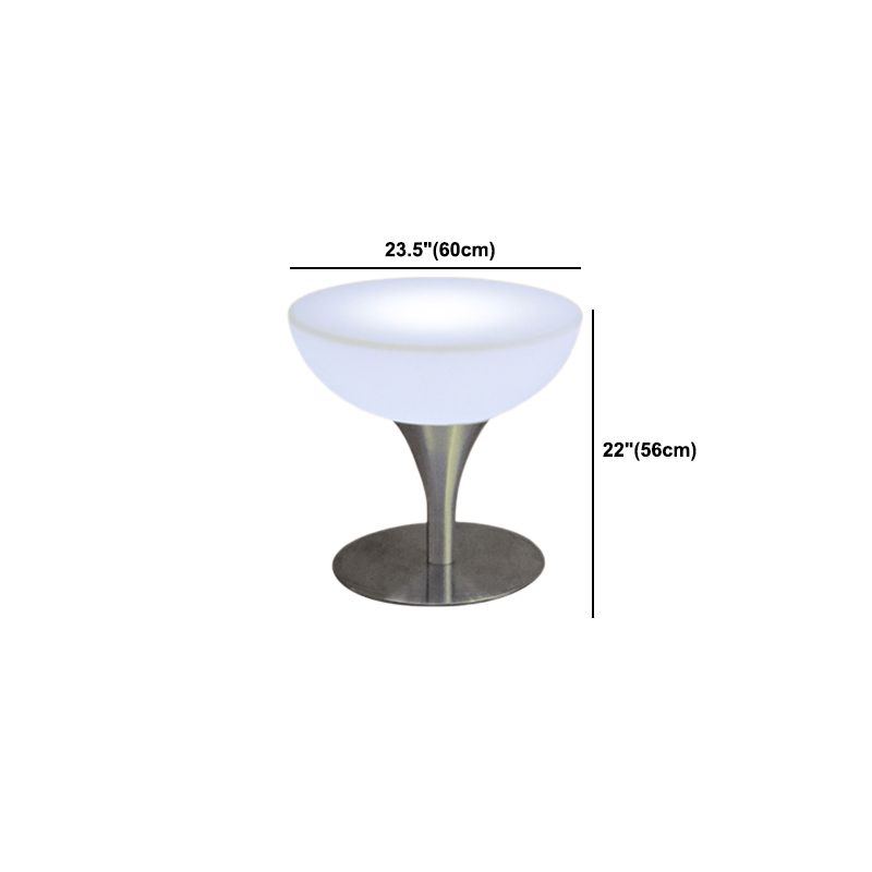 Polyethylene Round Table Industrial Style Restaurant Nightclub Lighting Bar Table