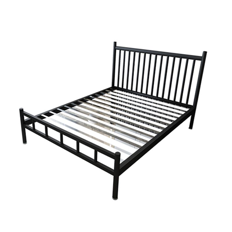 Queen Size Contemporary Metal Bed,40.15 " with Metal Legs Bed