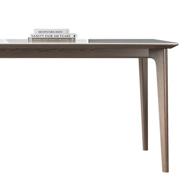 Designer Style Sintered Stone Top Dining Set Rectangle 1/3/4/5/7 Pieces Dinette Table Set