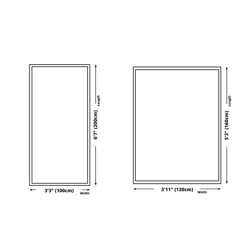 Modern Living Room Area Rug Nordic Color Block Carpet Polyester Indoor Rug with Non-Slip Backing