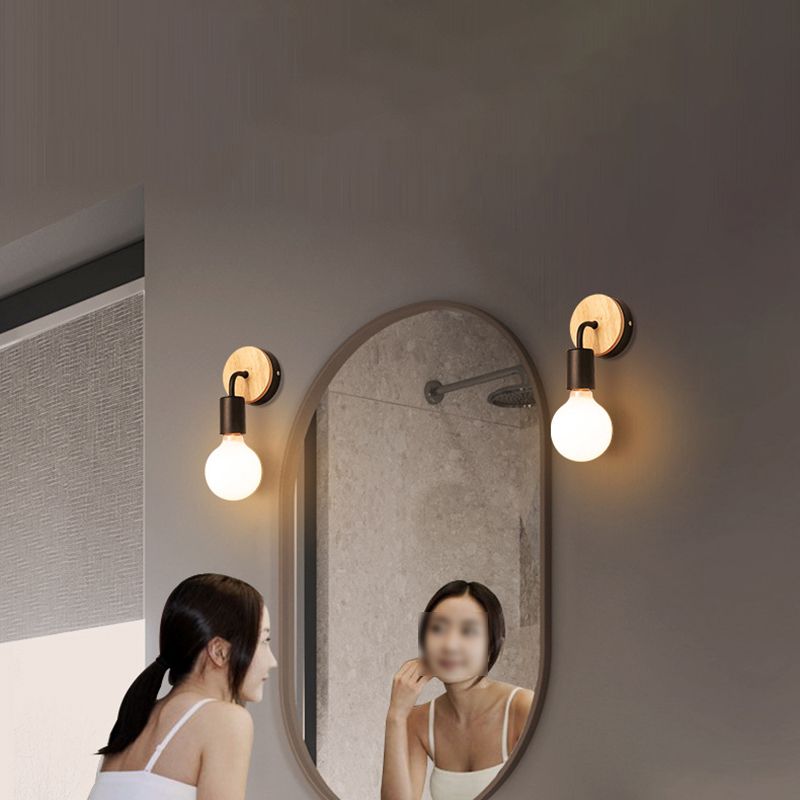 Lampade a parete per lampadina nuda Lampade a parete Ultra-Modern Wall Sconce Lighting per camera da letto