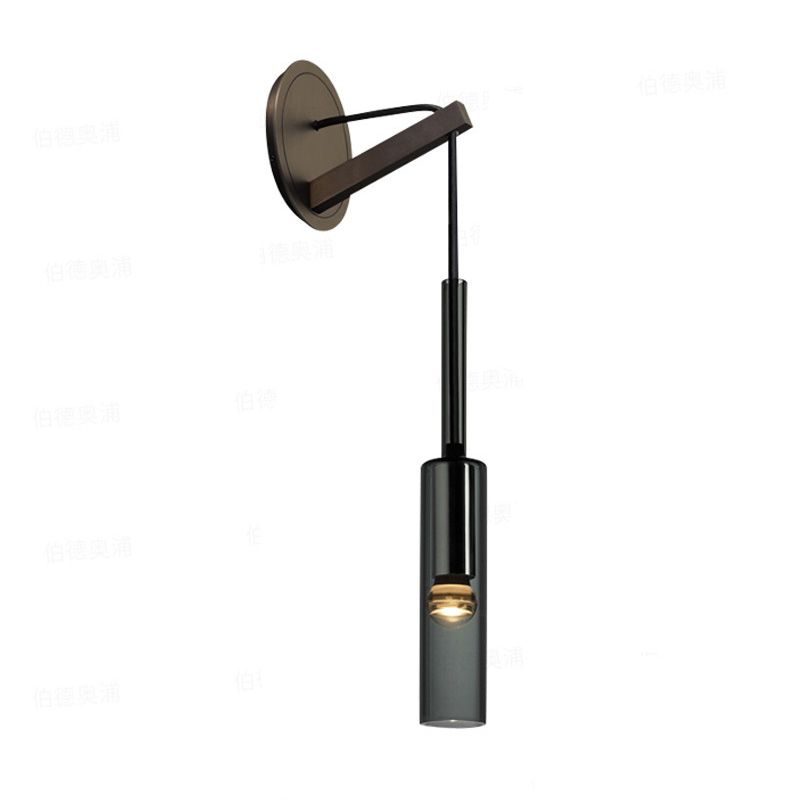 Zylinderwand montierte Lampen moderne Einfachheit Glaswand montiertes Lichter für Wohnzimmer