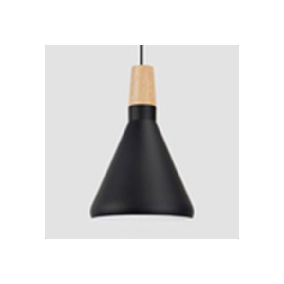 Nordic Coolie Shade Suspension Light Aluminium 7 / 10,5 / 15 pouces de large 1 Pendre Head Light pour le café Office