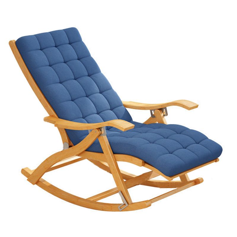 Traditional Recliner Chair Folding Rocker Chair for Living Room