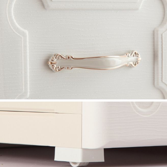 Plastic Storage Cabinet with Legs Modern Wardrobe Closet with Drawer