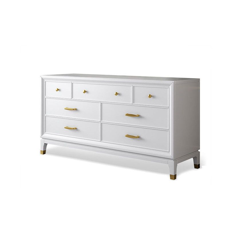 17.55-inch W Classic Glam Storage Chest Solid Wood Dresser with 5/7/9 Drawers