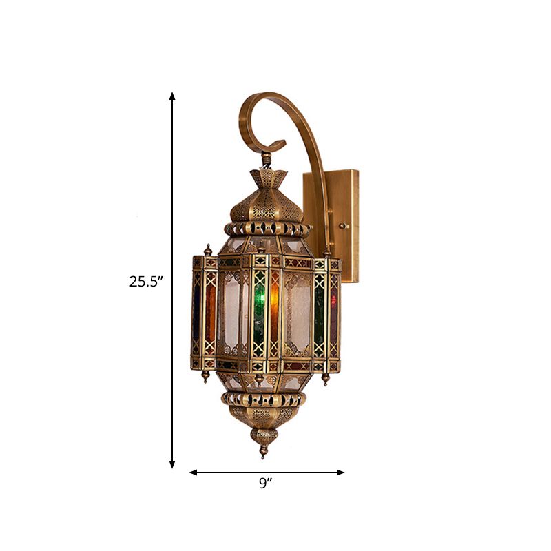 Laiton 1 lampe murale de bulbe LAMPE ARABLE Métal Lant