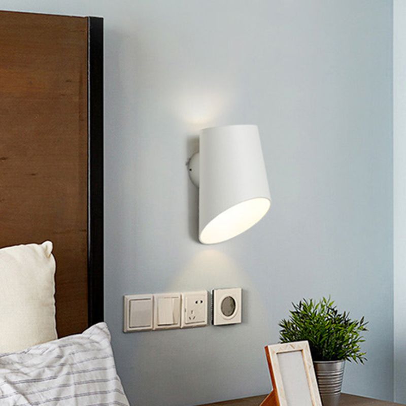 Modern Style Cylinder Shade Wall Lamp Metal 2 Light Sconces for Outdoor