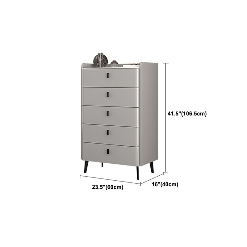 Contemporary Stone Top Storage Chest 15.75" Width Dresser for Bedroom