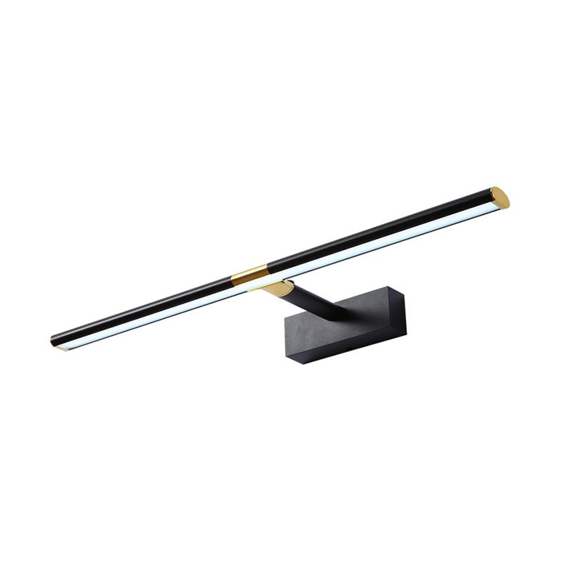 Linear Aluminium Vanity Wall Light Fixtures Modern Style 1-Light Wall Light Sconce