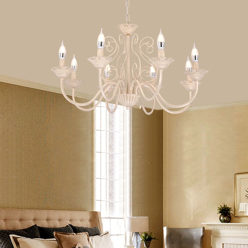 Luces de lámpara de araña únicas de lámpara colgante de metal de estilo tradicional