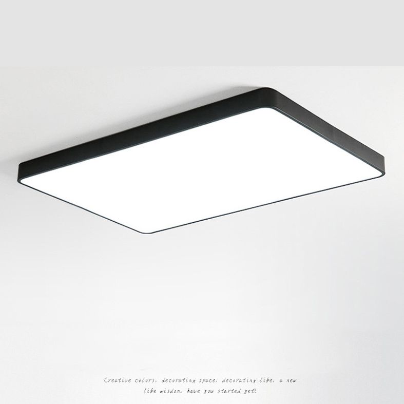 Lámpara de techo LED cuadrada de estilo moderno con montaje empotrado para sala de reuniones