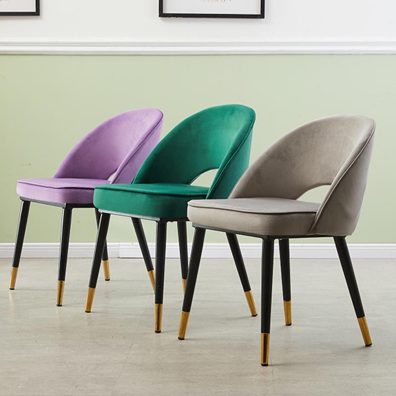 Gorgeous Fabric Dining Chair, Modern Minimalist Open Plan Family Dining Chair