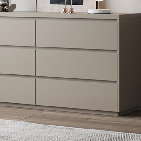 Modern Storage Chest Dresser Wooden Storage Chest with 6 Drawers