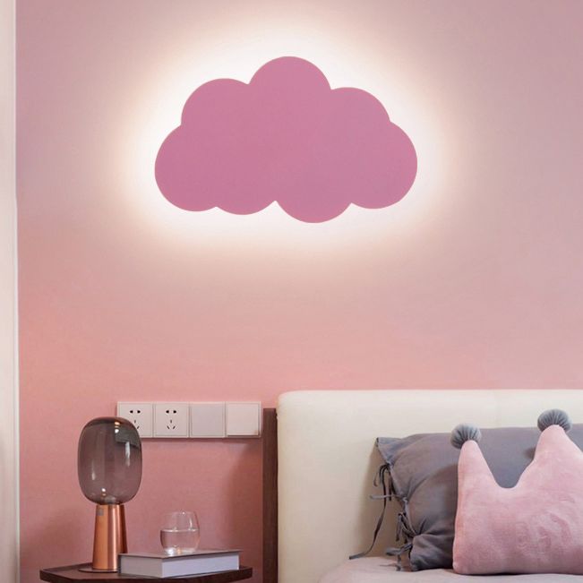 Cloud Sconce Light Fixture Nordic Style Metal LED Wall Lighting Fixture for Bedroom