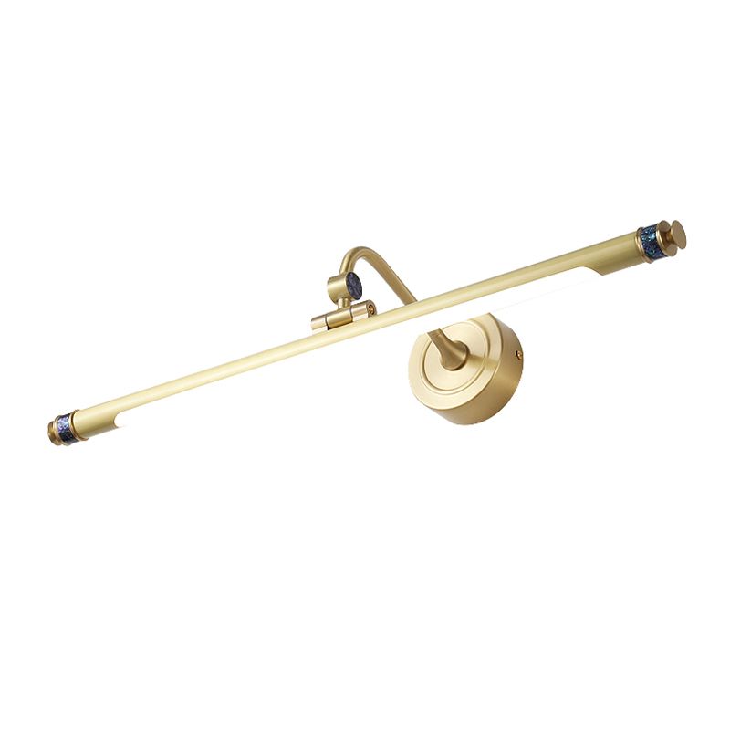 Modern Copper Vanity Light 1-Light LED Mirror Front Light with Acrylic Shade for Bathroom