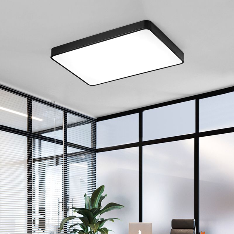 Plafoniera a LED Geometry Apparecchio di illuminazione da incasso con semplicità contemporanea