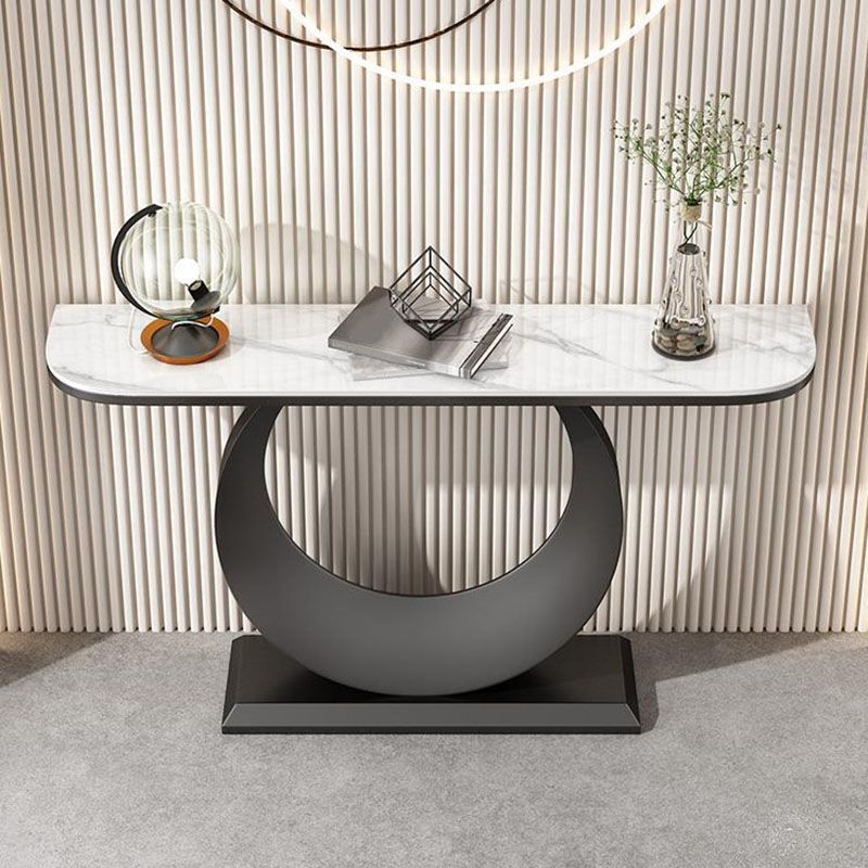 31.5-inch Tall Modern Console Table 1-shelf Accent Table for Hall
