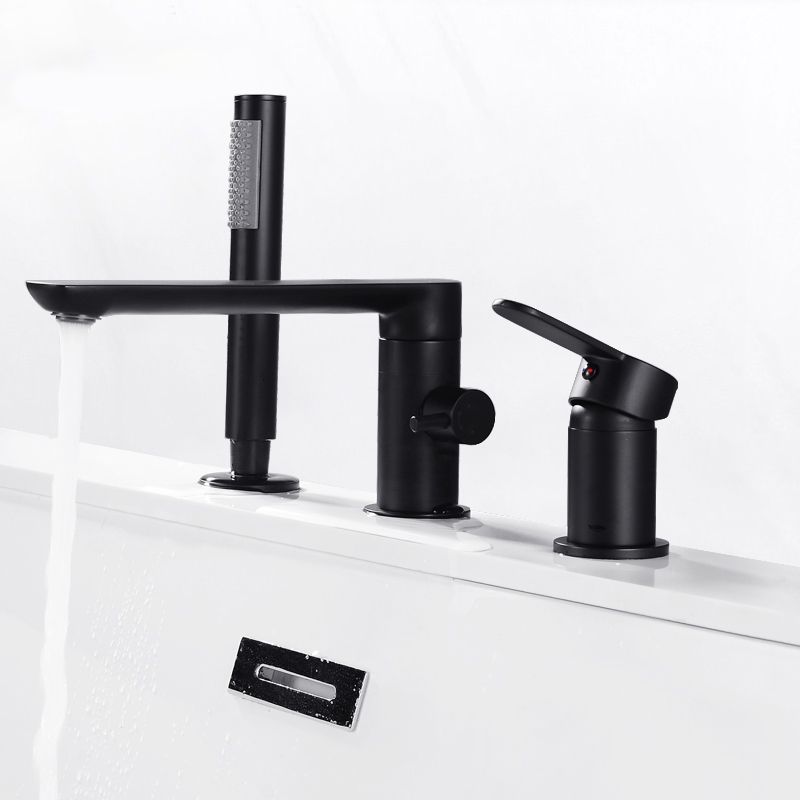 Bathroom Faucet Rod Handle Temperature Control Bathtub Faucet