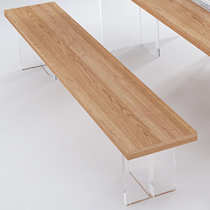 1/3/4/5 Pieces Modern Dining Set Rectangle Pine Wood Dining Table for Kitchen