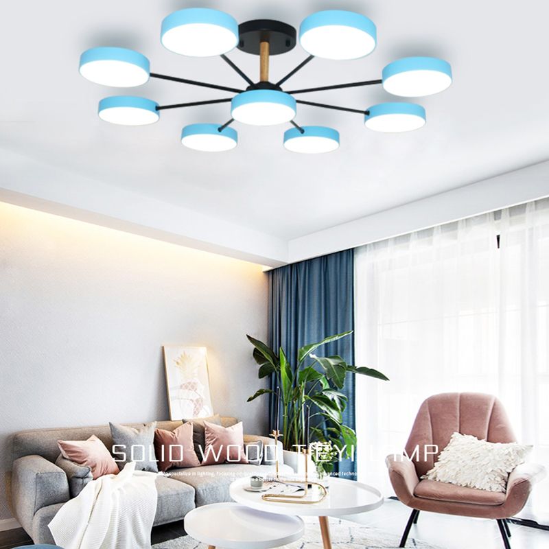 Geometric Pendant Lighting Fixtures Modern Chandeliers For Dining Room