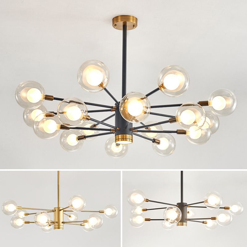 Semplicità postmoderna Simplicity Starburst Apparecchiatura di illuminazione sospesa in vetro Fissature di illuminazione a sospensione per il ristorante