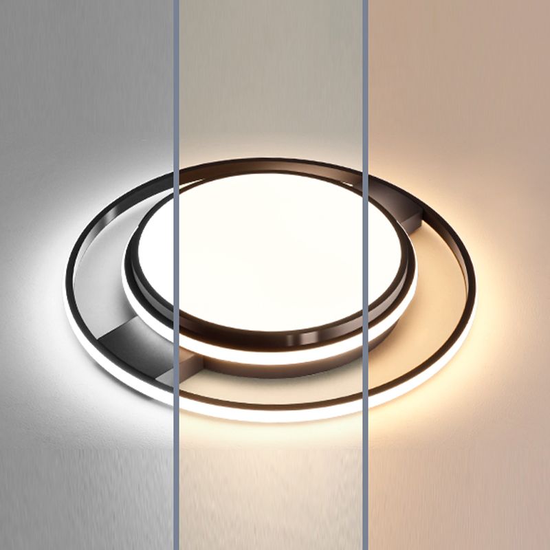 Geometric Metal Ceiling Light Fixtures Modern Flush Mount Lamp for Living Room