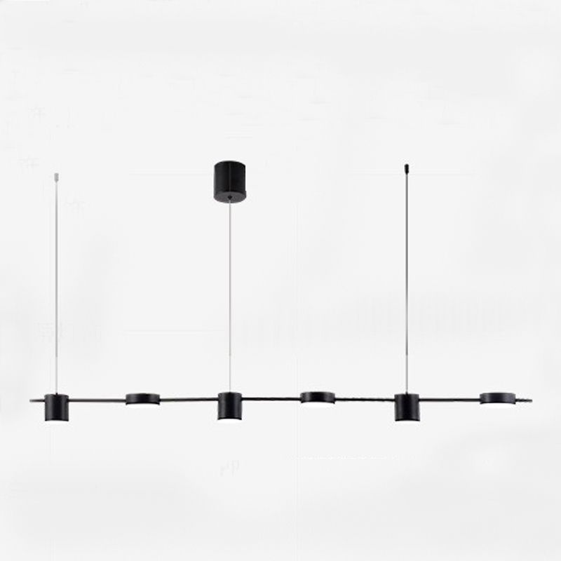 Cylinder Island Lighting Fixtures Contemporary Metal Island Lighting Ideas