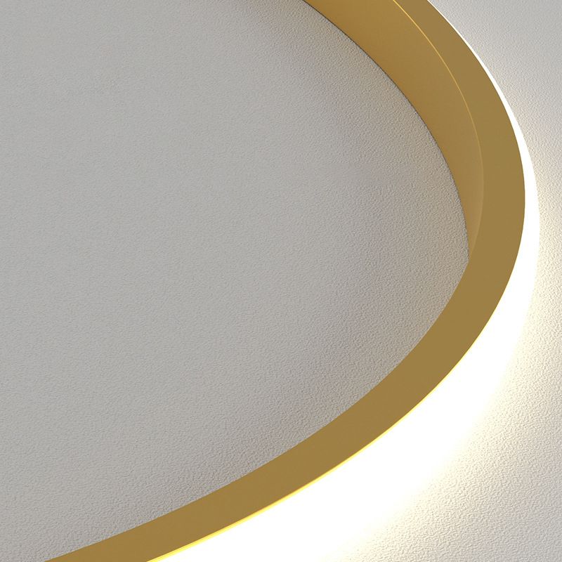 Metal Round Shape Wall Mount Lighting Modern 1-Light Wall Mounted Light Fixtures