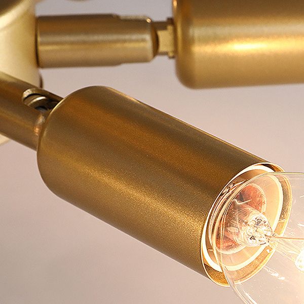 Contemporary Ceiling Lamp Simple Flush Mount Light Fixture with Glass Shade for Bedroom