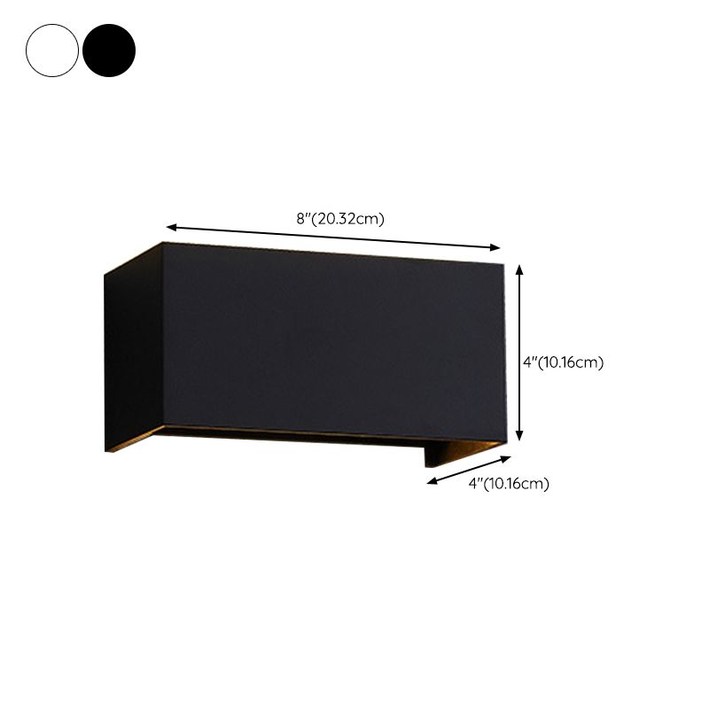 Metal Geometric Wall Light Sconces Minimalism 1 Light Wall Mounted Lamp