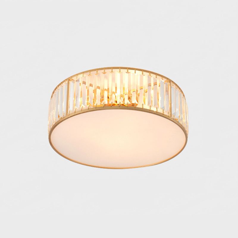 Modern Home Decor 5 Head E27 Flush Crystal Ceiling Lights for Sitting Room